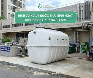 Dịch vụ xử lý nước thải sinh hoạt