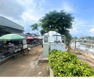 Lắp đặt hệ thống xử lý nước thải chợ tại Vĩnh Long 