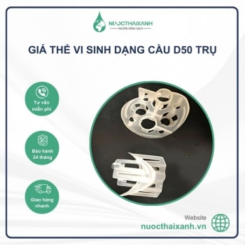 Giá thể vi sinh dạng cầu D50 trụ