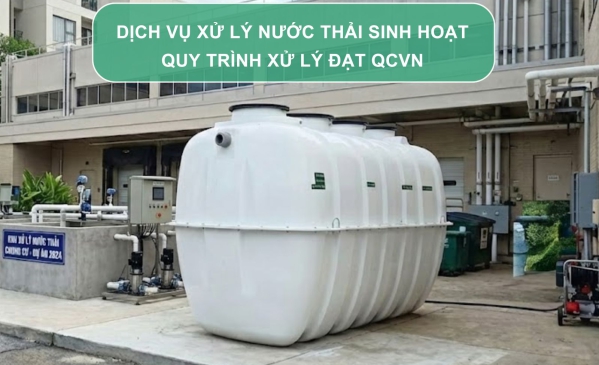 Dịch vụ xử lý nước thải sinh hoạt