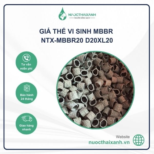Giá thể vi sinh MBBR NTX-MBBR20 D20xL20